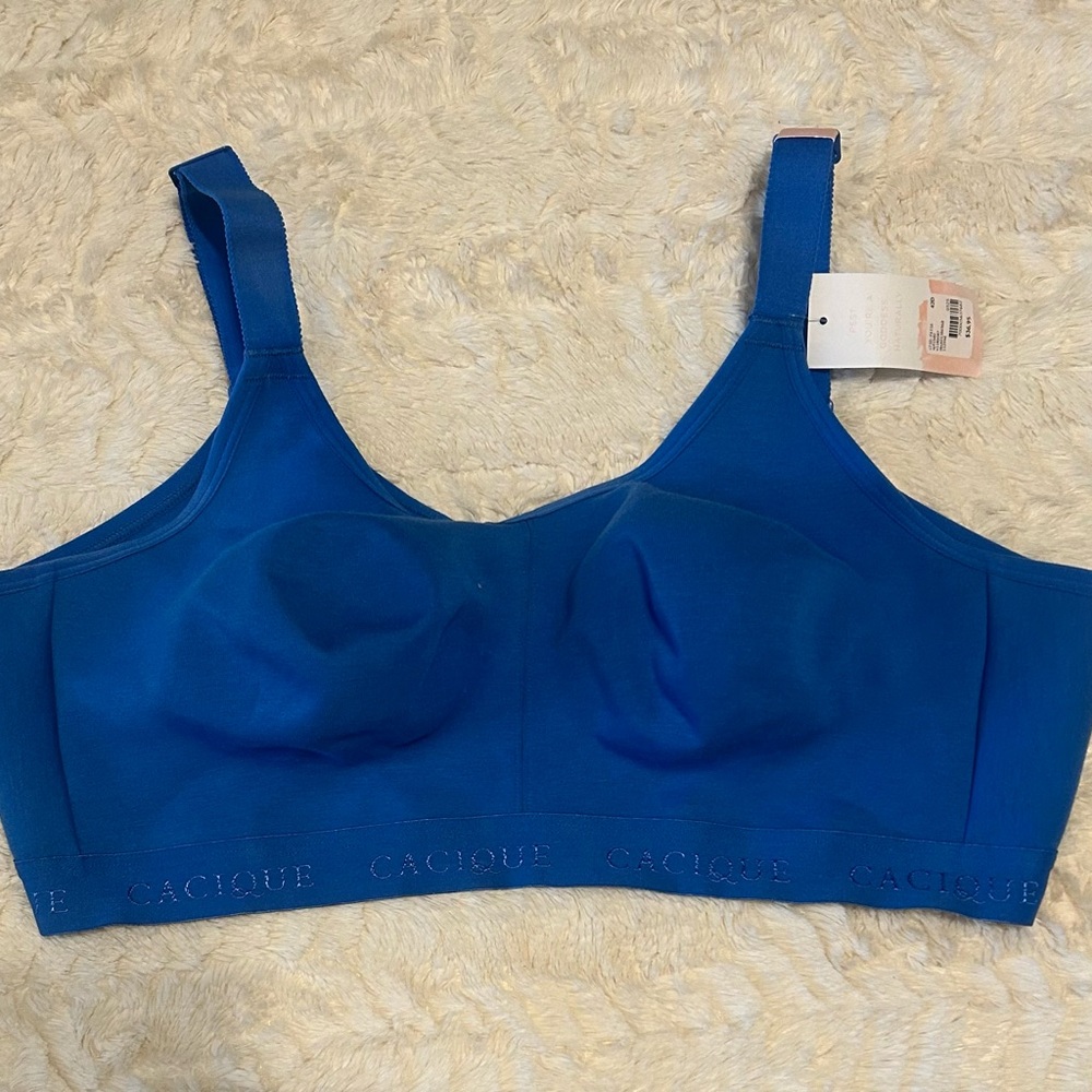 NWT Cacique Blue Unlined Bra | Women’s 42D